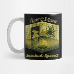 Igor & More Tarantula Liminal Spaces Yellow Mug